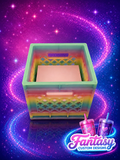 Rainbow Glow in dark notepad holder