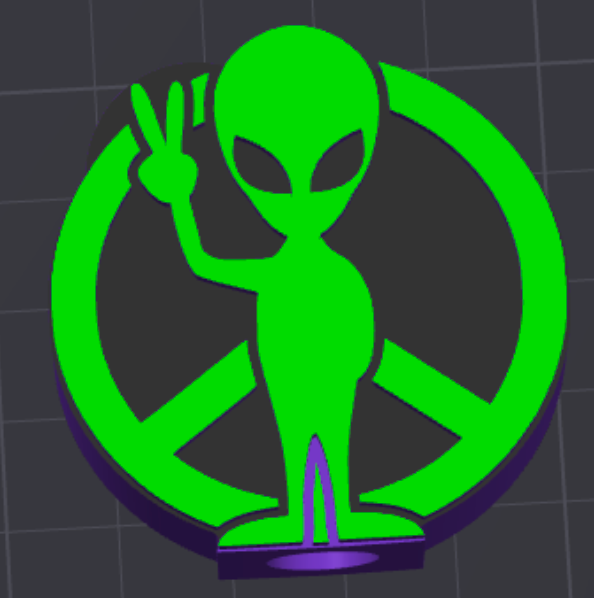 peace alien