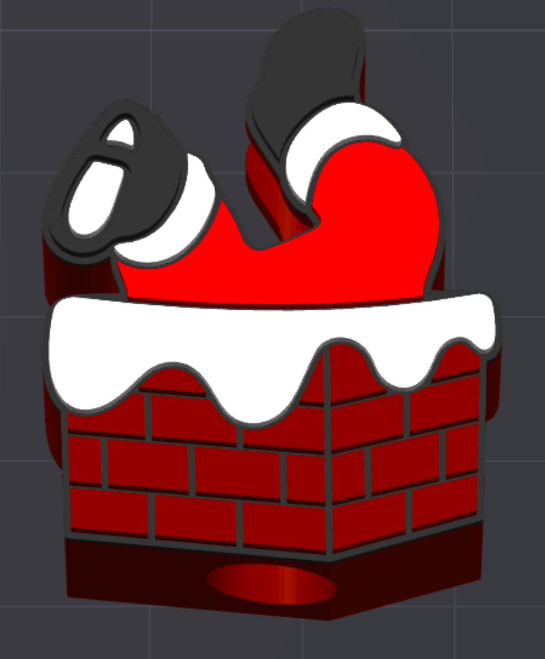 santa chimney