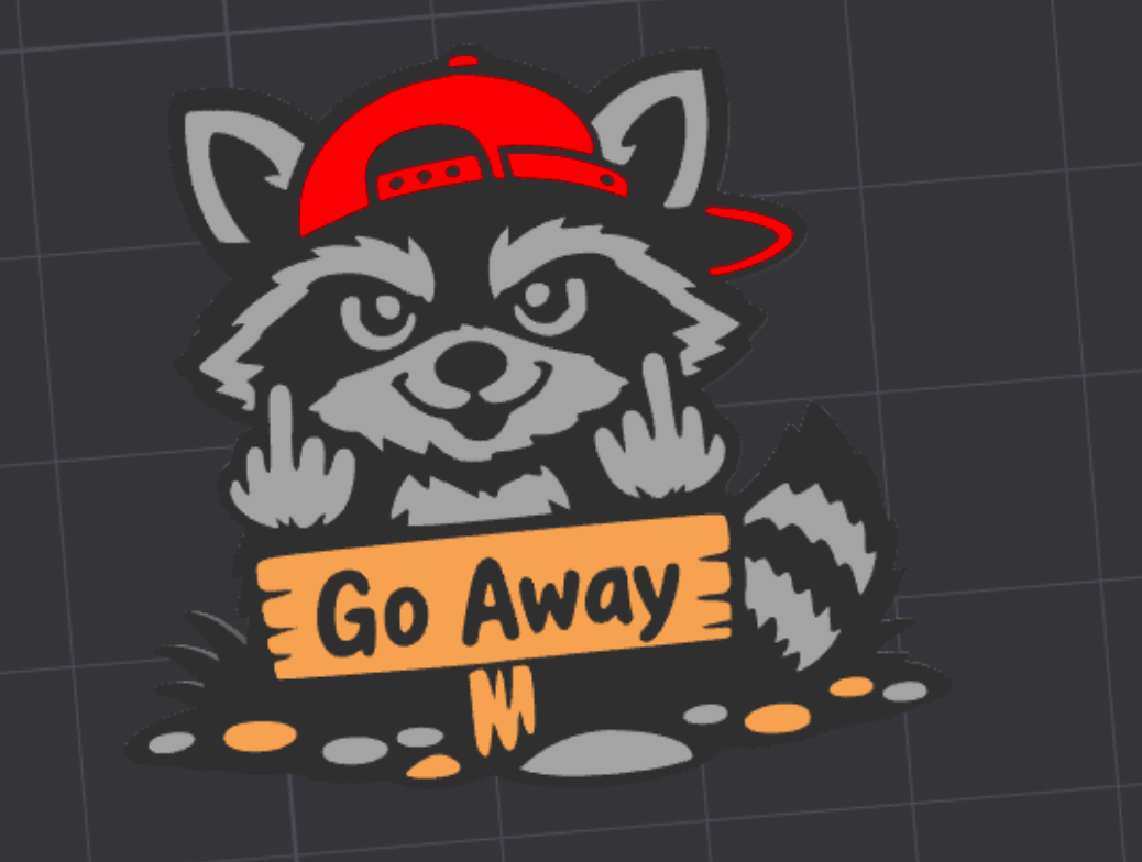 go away racoon