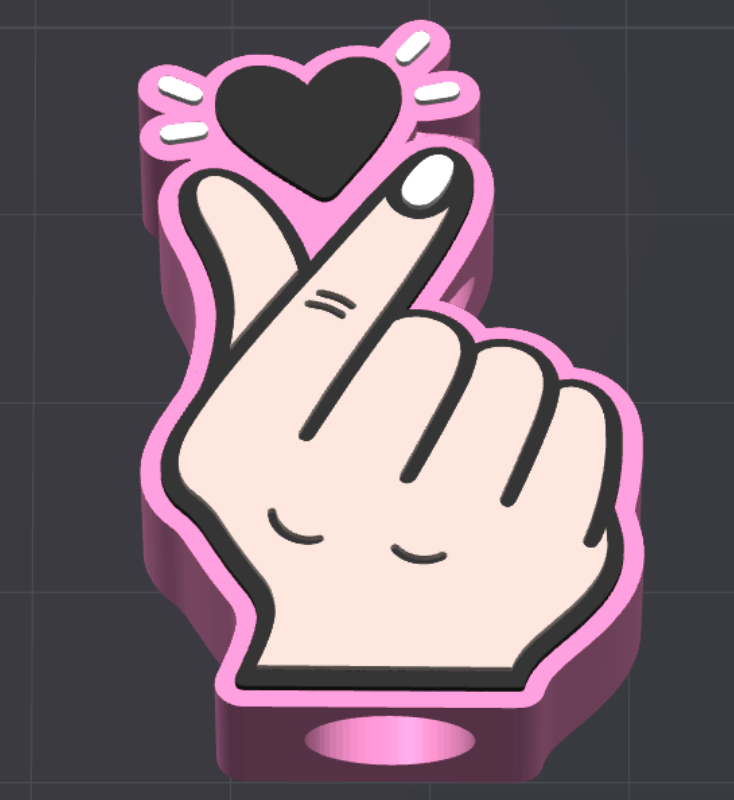 heart fingers