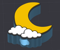 moon cloud