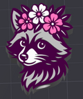 Floral Racoon